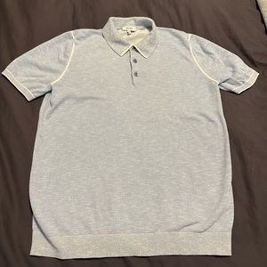 Like new Baby blue Reiss polo size S